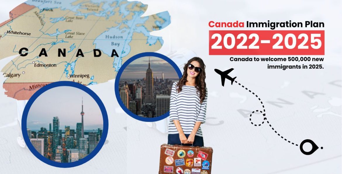 Canada immigration plan - welcome 500K new immigrants in 2025